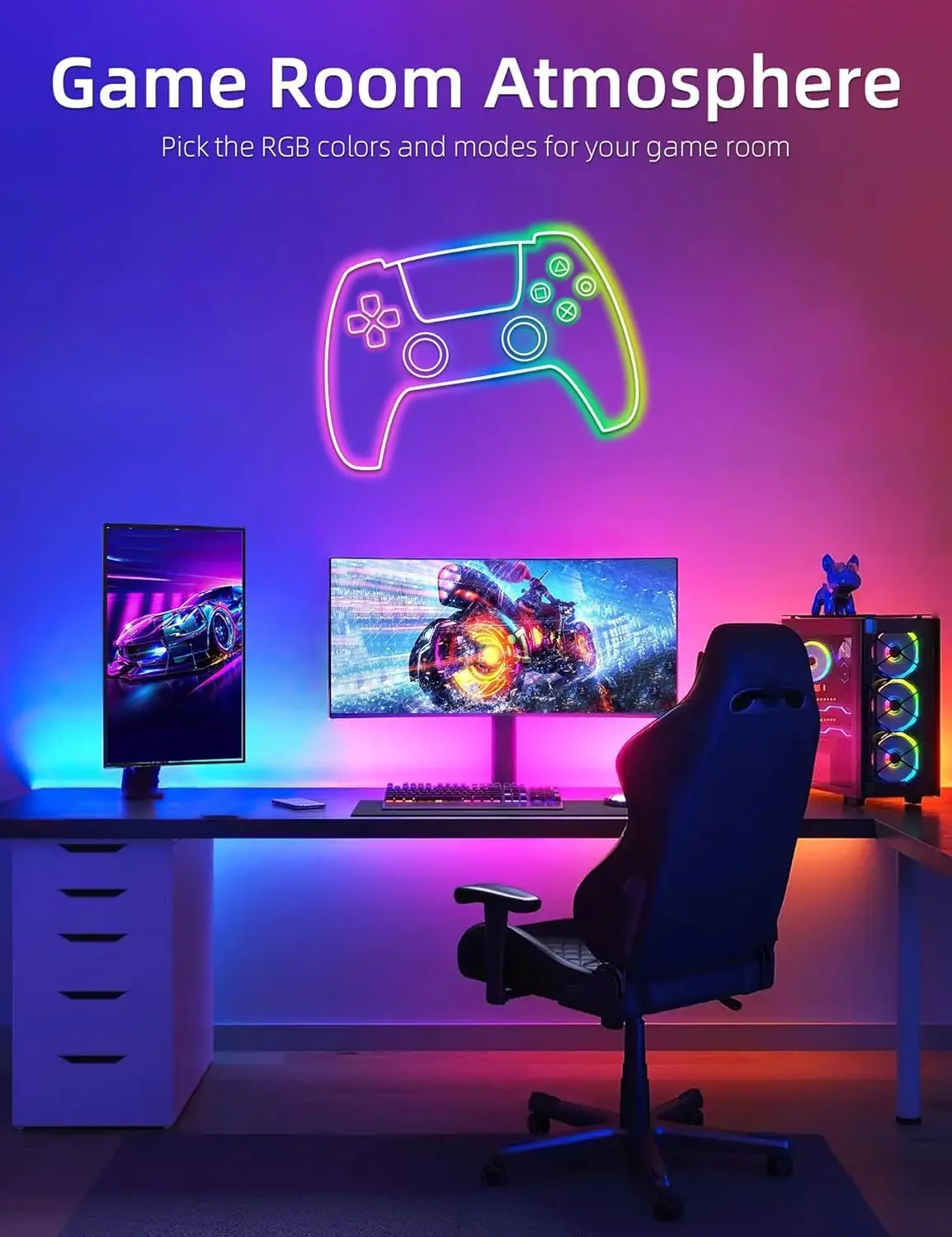 Led Strip Lights 5V RGBIC Bluetooth Neon Led Strip Lamp 2M 3M 5M for Room Wall Decoration