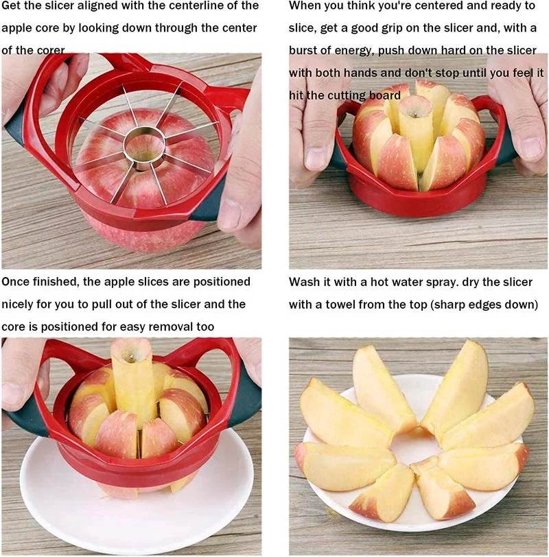 Apple slicer Cutter Pear Fruit Divider Tool – Kitchen Swags