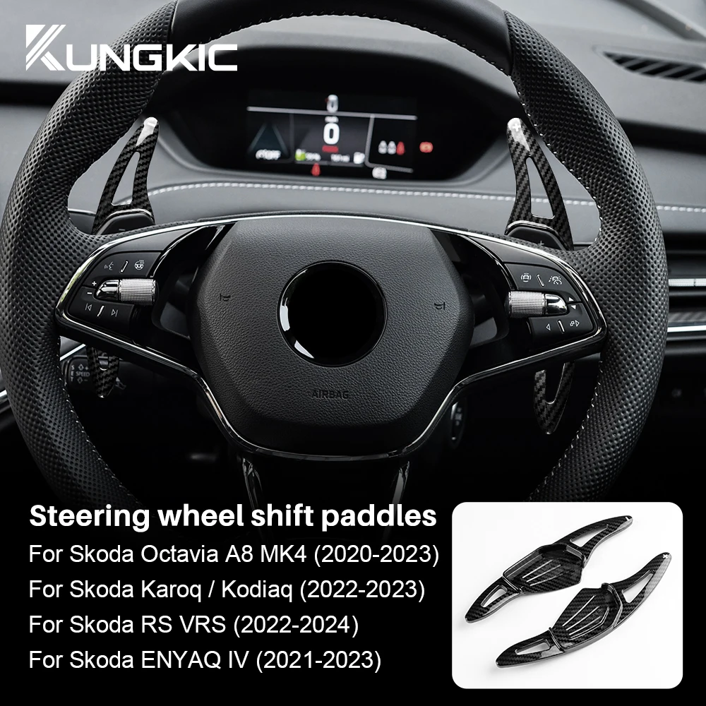 Premium Car Steering Wheel Paddle Shifter Cover ABS Trim Accessories