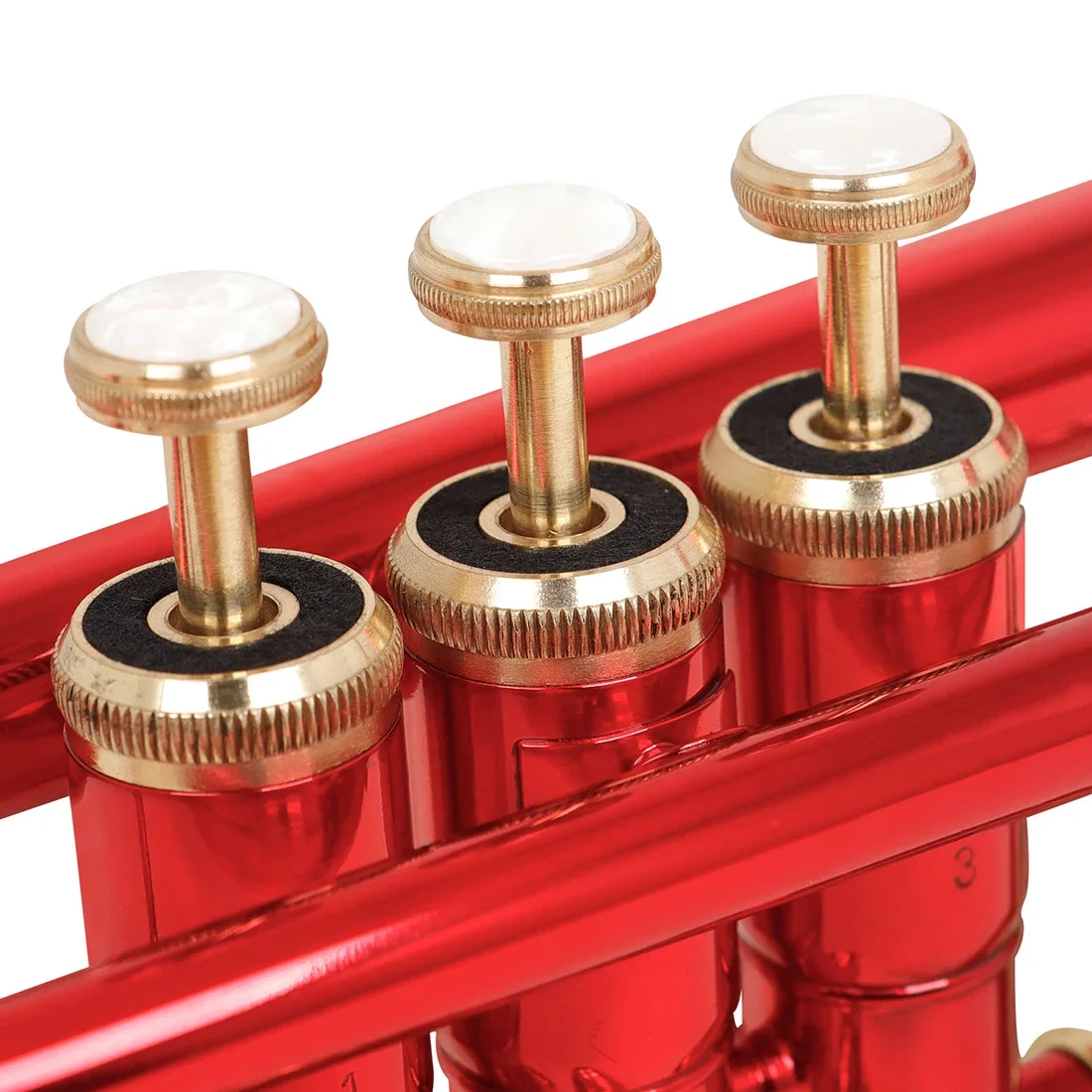 SLADE Professional Bb Trumpet B Flat Brass Body Trompete Brass Trumpette with Case Mouthpiece Gloves Trumpet Parts & Accessories