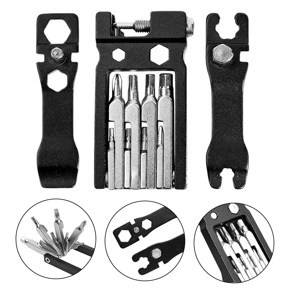 

20 In1 Bicycle Repair Tools Sets Multi Function Foldable Hex Spoke Wrench Mountain Road Bike Repair Screwdriver Tool