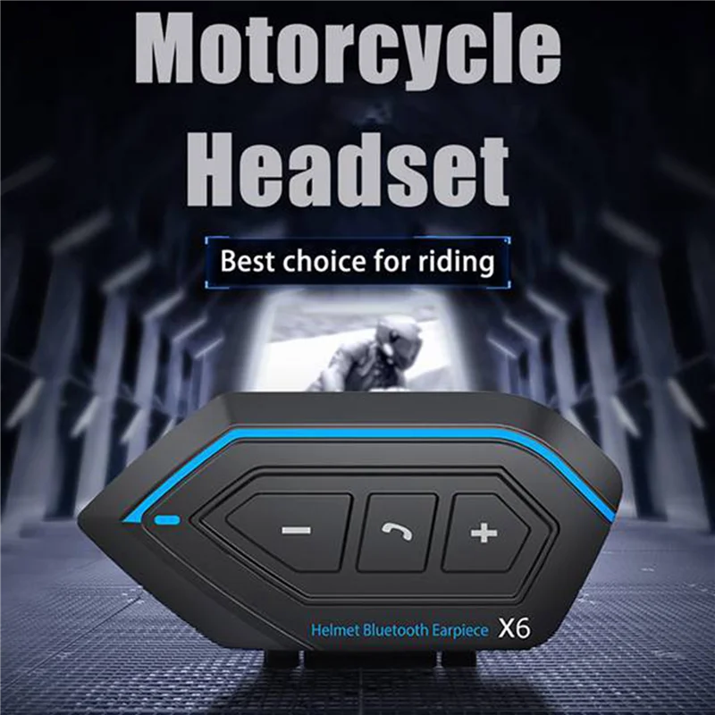 

Bluetooth-наушники X6 на шлем, 2 шт., BT 5,0, ма