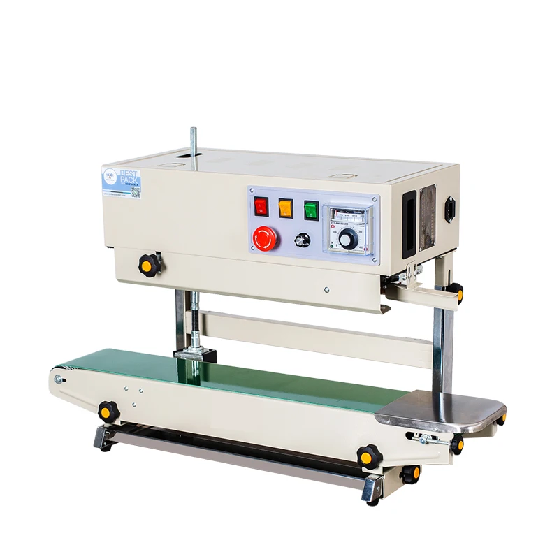 

FR-880LW Commercial Vertical Continuous Coding Heat Sealer Water Liquid Rice Powder Granules Plastic Bag Sealing Machine