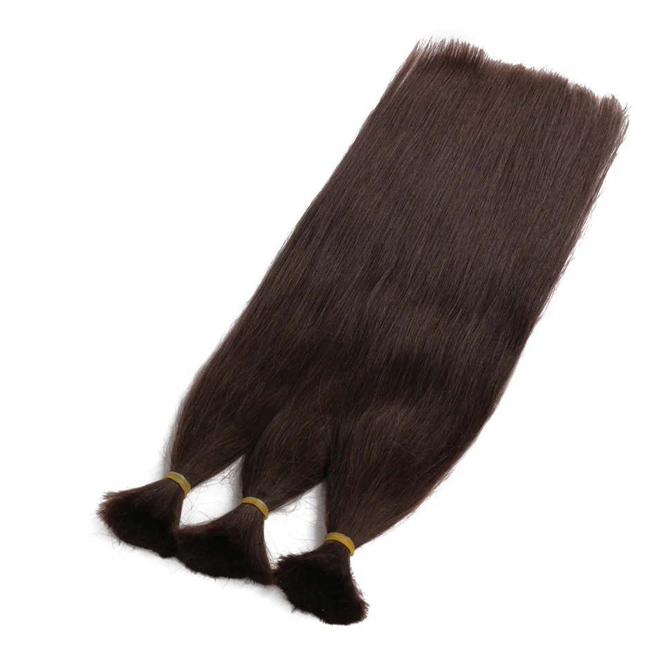 Straight Human Hair Bulk For Braiding No Weft Natural Vietnam Remy 100% Human Hair Extensions 50g