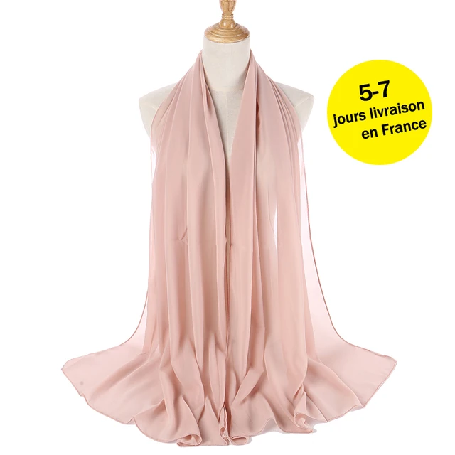 women plain bubble chiffon scarf hijab wrap printe solid color shawls headband women hijabs scarves/scarf 60 colors COLOR 9