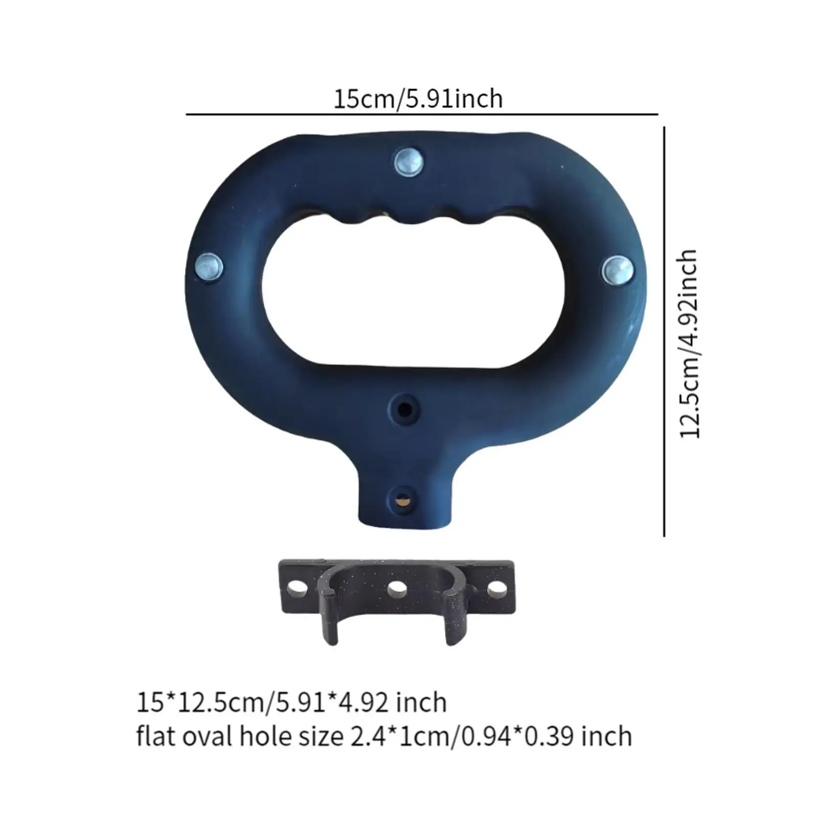Wagon Cart Handle Replacement Accessory for Garden Shopping Trolley 6x5inch