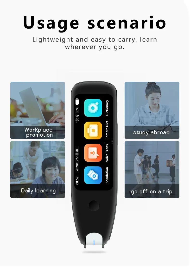 S10 The new offline scan translator Dictionary Scan Translator Pen 12 languages mutual translation reading pen