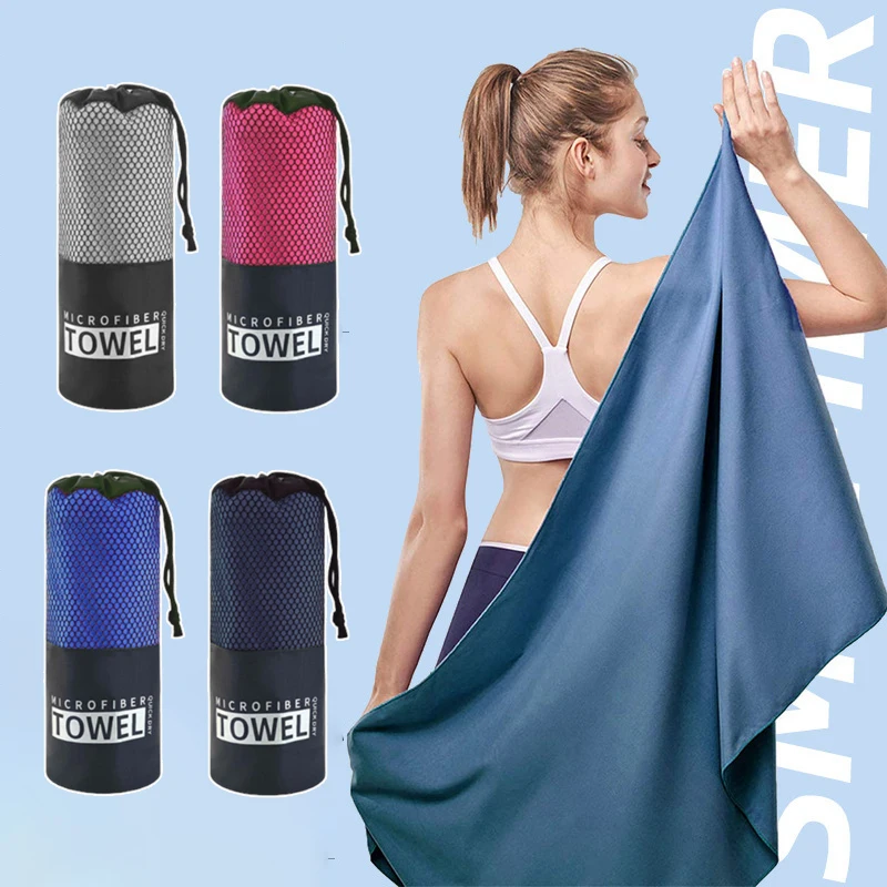 Microfiber Towels Quick Dry Beach Towel Gymnastics Fitness Swimming Yoga Gym Towel Ultra Soft Sports Towels