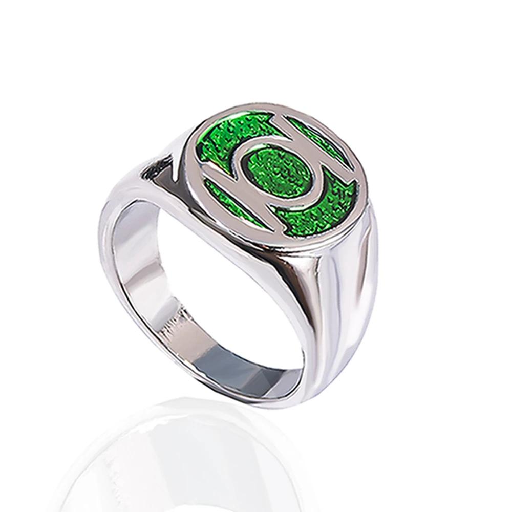 Catuni Movie Green Fashion Lantern Ring Jewelry Gifts Accessories for Man Fans Party 5