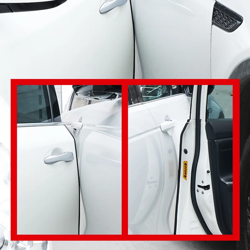 Car Door Edge Guards Car Door Edge Scratch Protector Steel Disc Bumper Trim Edge Scratch Protector Strip Sealing Guard Styling Decor