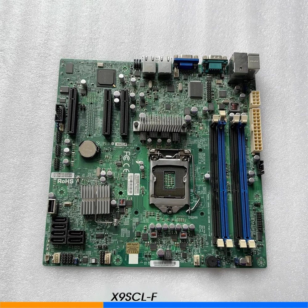 Original Server Motherboard For Supermicro X9SCL-F 1155 U-ATX C202 Perfect Test Good Quality Hot 1 Original Server Motherboard For Supermicro X9SCL F 1155 U ATX C202 Perfect Test Good Quality Hot