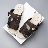 Summer Sandals Man Fashion Couple Flip-flops Footwear Slippers Men Slides Reflective Slippers Size 36-45 2