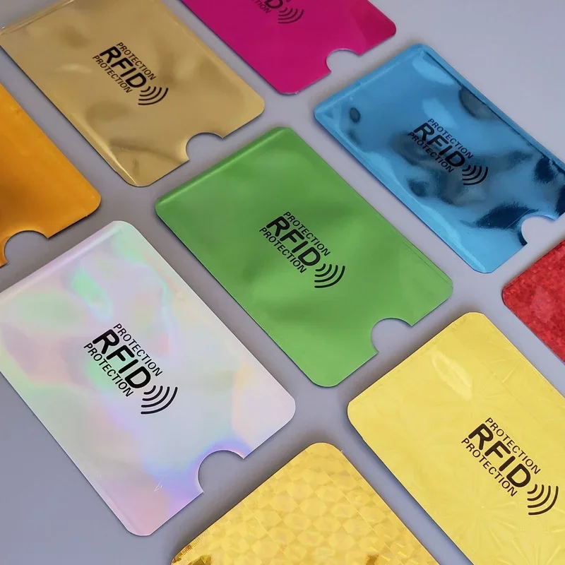 10pcs Anti Scan RFID Blocking Sleeve For Credit Card ATM Debit Contactless IC ID Card Protector Blocker