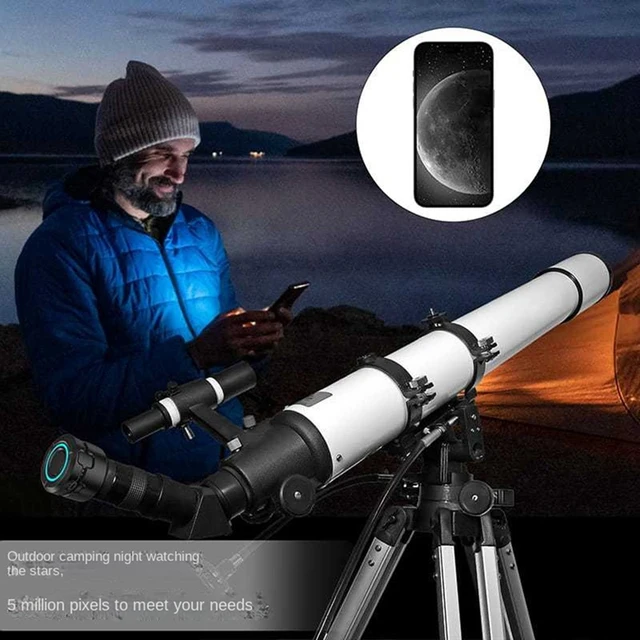 4K HD Electronic Eyepiece For Telescopes & Microscopes - 3 Inch Color Screen, 5-Step Digital Zoom, Up To 128GB Storage