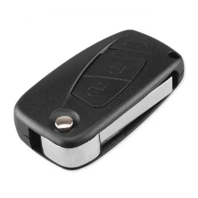 Fiat 500l Guscio Chiave Per Fiat - Telecomando 3 Pulsanti Compatibile Con 500, Panda, Punto Telecomando Chiave Fiat