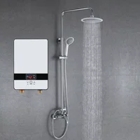 6500W chauffe-eau électrique instantané salle de bain chauffage de l'eau instantané température constante débit chauffe-eau cuisine douche d'eau chaude 2