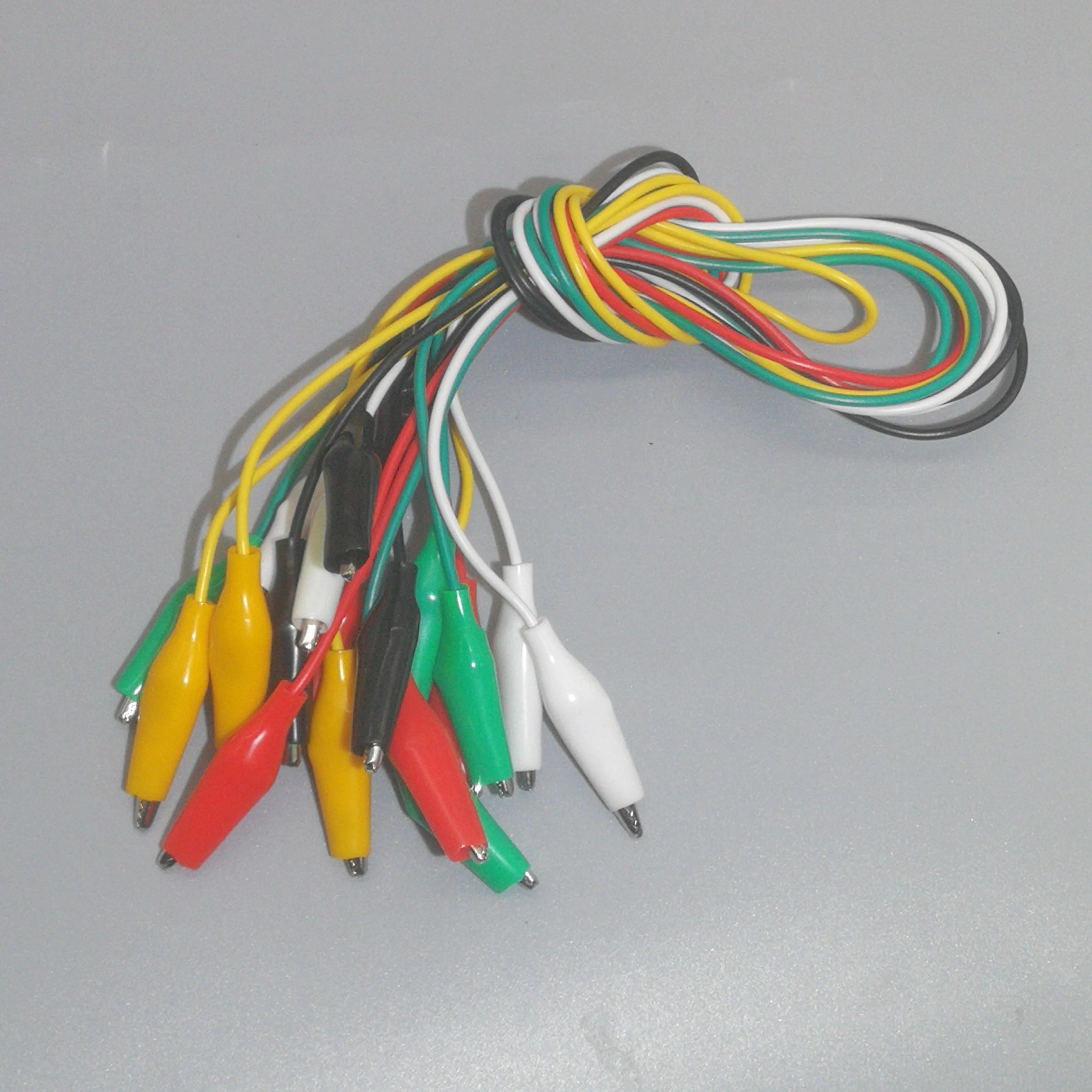 10pc Alligator Clips Electrical DIY Test Leads Alligator Double-ended Crocodile Clips Roach Clip Test Jumper Wire 28mm 35mm 45mm alligator clips