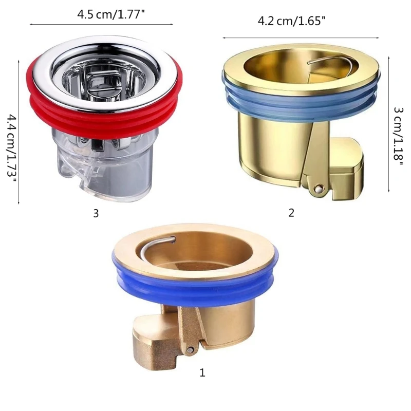 2PCS Bathroom Drain Stopper SDrain Filter Say Goodbye to Odor and Clogs Dropsale 6