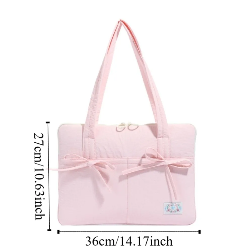 Bowknot Portable Laptop Sleeve - Lightweight Soft Protective Cover