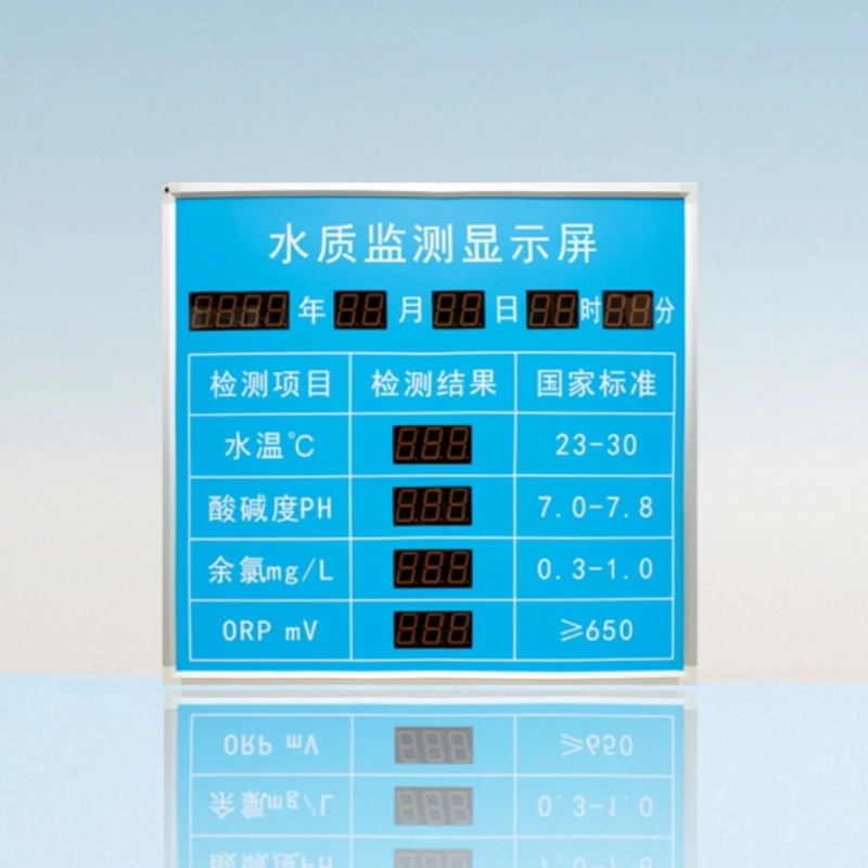 

Swimming pool equipment monitoring equipment water quality monitoring display screen indoor and outdoor swimming