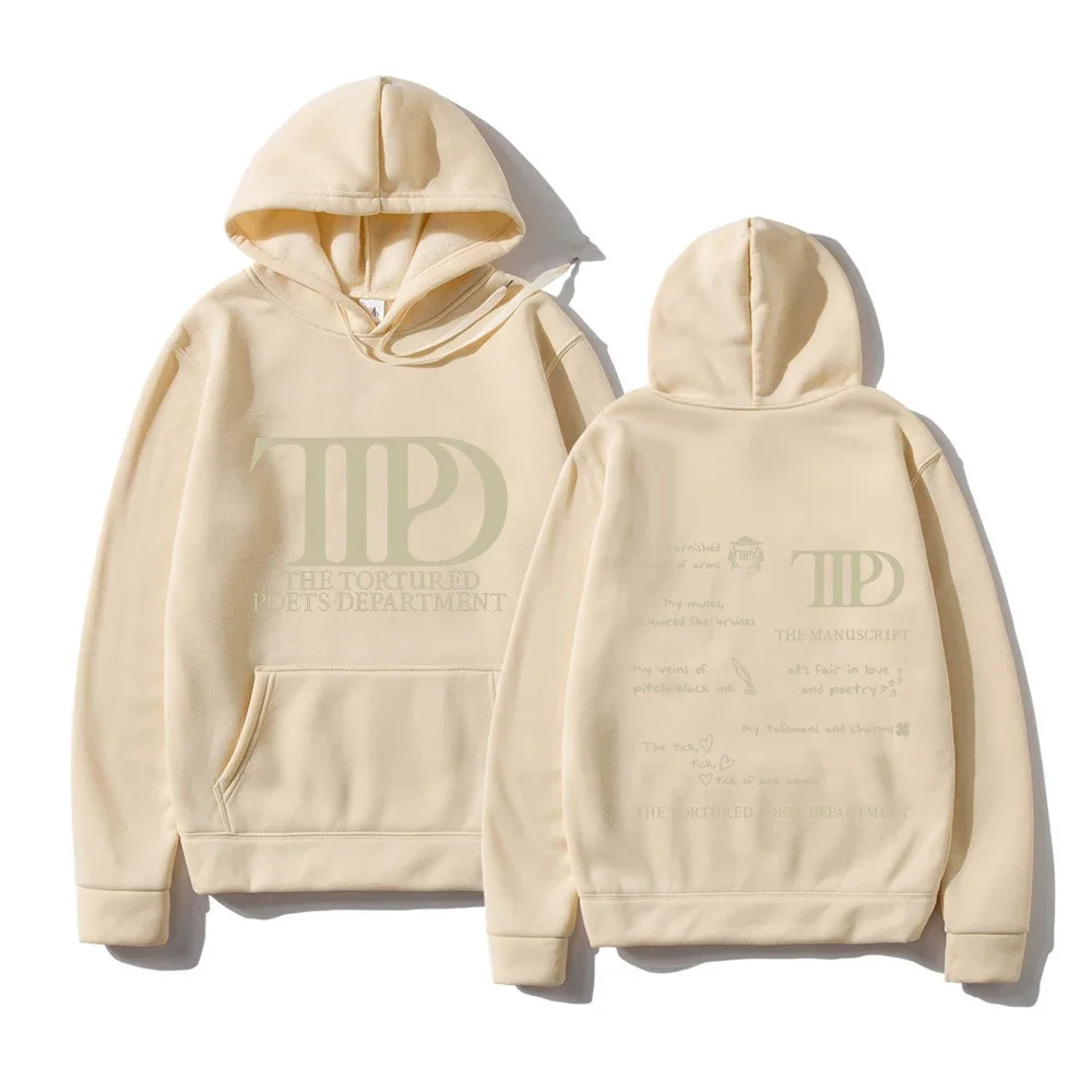 The Tortured Poets Department Graphic Hoodies Autumn Casual Sweatshirts Women/men Long Sleeve Pullovers Brand Fleece Clothing