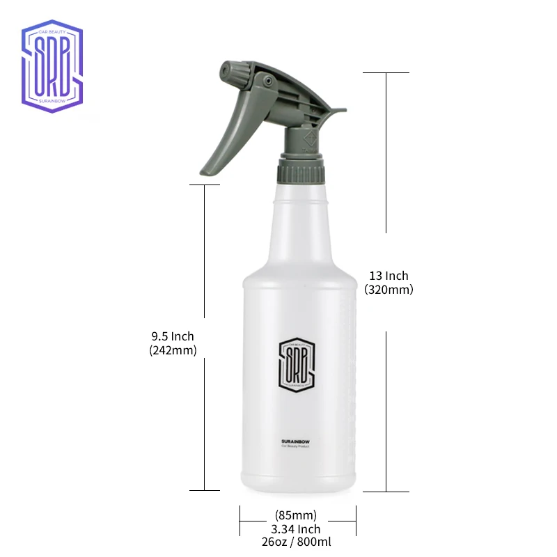 Car Ultra-fine Water Mist Cylindrical Spray Bottle HDPE Chemical Resistant Spray Auto Wash Watering Can, Heavy Duty Spray Bottle 6