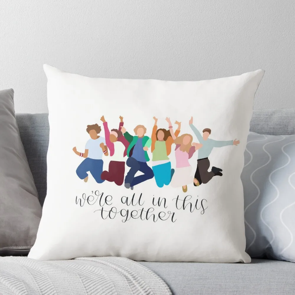 

We’re All In This Together High School Musical Throw Pillow Pillow Case Christmas Pillowcases For Pillows Decorative Cushions