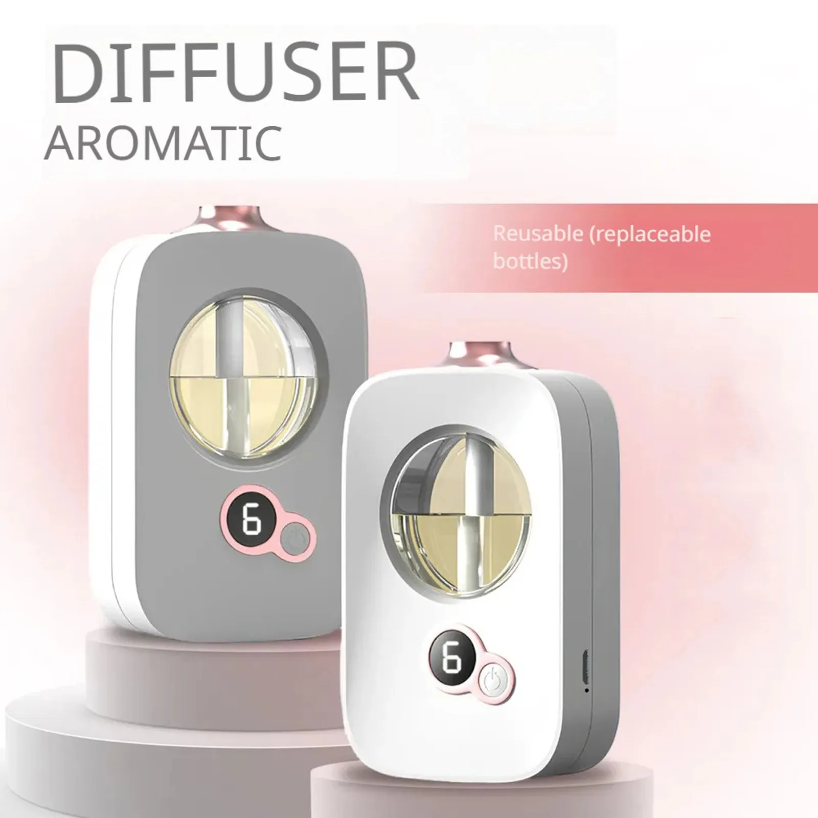 Intelligent Aromatherapy Machine Automatic Spray Machine Humidification Household Freshener Toilet Deodorant Rechargeable