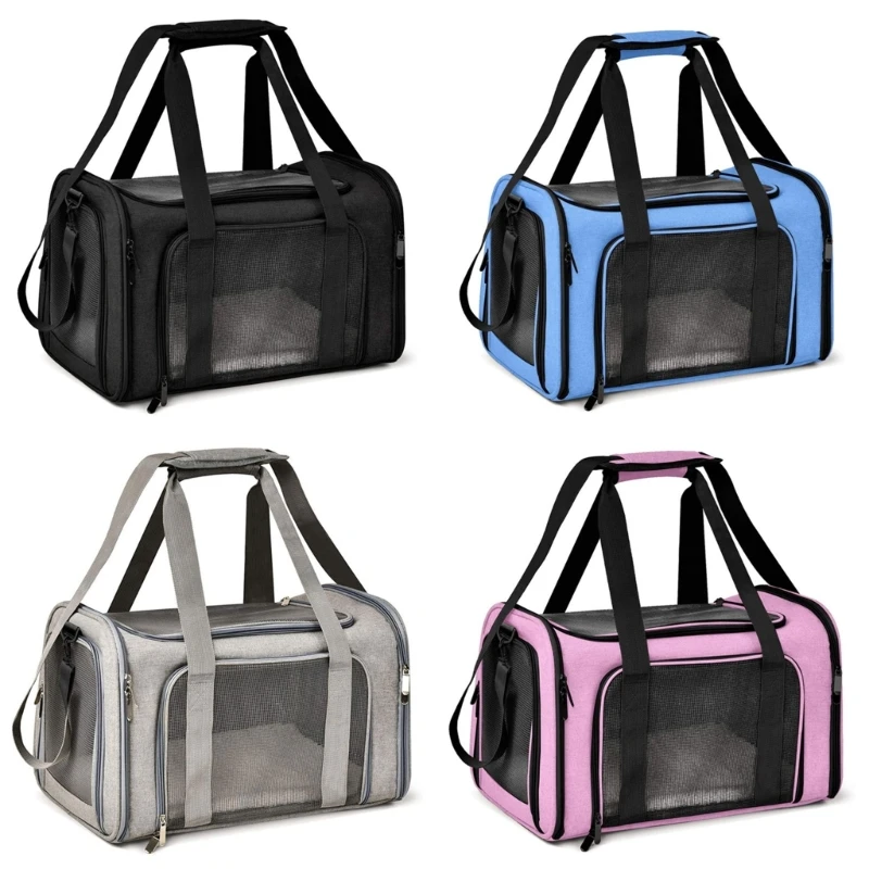 

Cat Tote Outing Bag with Strap Portable Soft Shoulder Bag for Travel