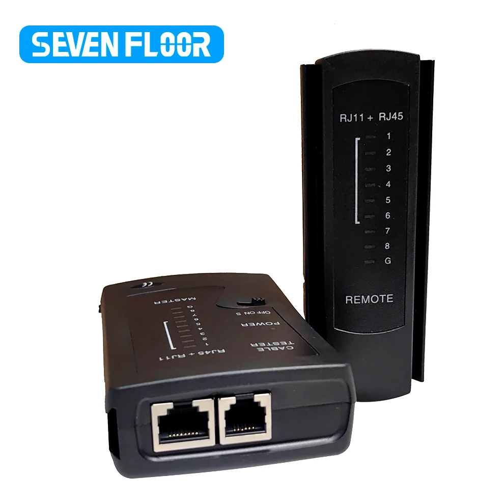 Network Ethernet Cable Tester for RJ11 RJ12 LAN RJ45 Cat5 Cat5e Cat6 Cat6a Cat7 UTP/ STP Shielded Cable and RJ11 RJ12 Telephone network cable tester