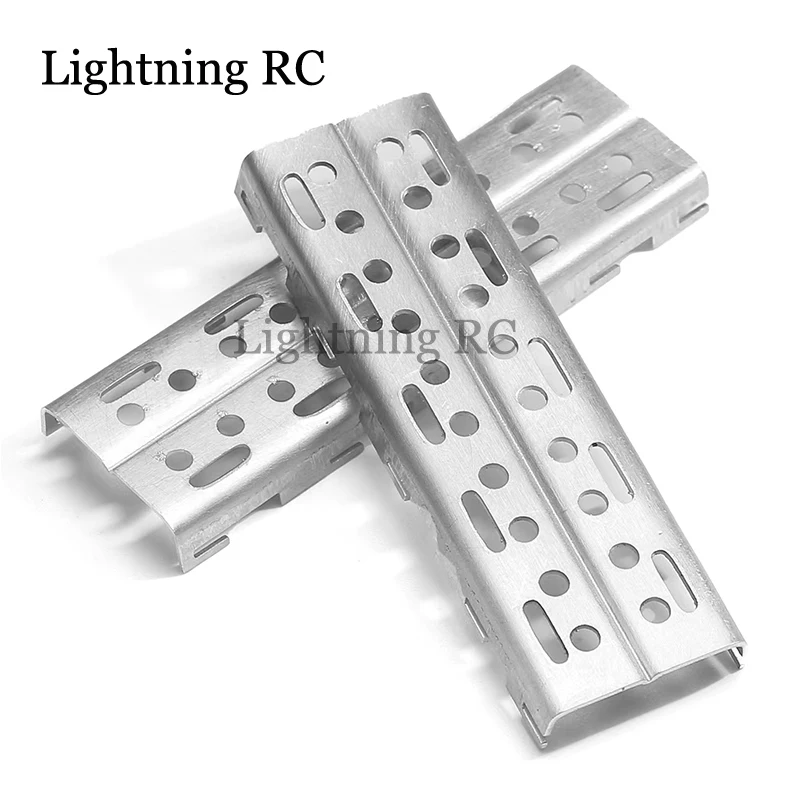 2Pcs 65X20Mm Metal Sand Ladder Recovery Ramps Board Escape Board Per Traxxas Trx4M Axial Scx24 1/18 1/24 Rc Crawler Car Parts