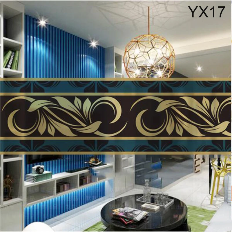 Carta Da Parati Autoadesiva Decorativa Per Cucina, Porta In Vetro Pvc, Adesivi Per Aereo, Pellicola Per Linea In Vita, 12, 15, 20Cm X 100Cm, 2 Pezzi