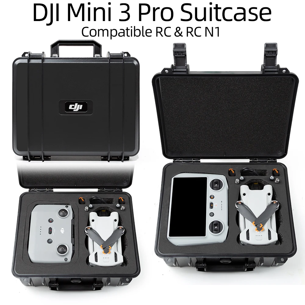 Case for Dji Mini 3 Pro Hard Cases Anti-collision Explosion Proof Bag Waterproof Handbag Filters For Mini 3 Pro Accessories