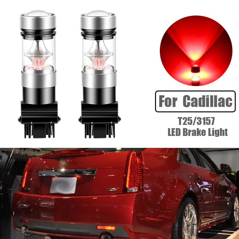 

2 шт., светодиодные лампы для стоп-сигналов, 3157, 3057, T25, P27/7 Вт