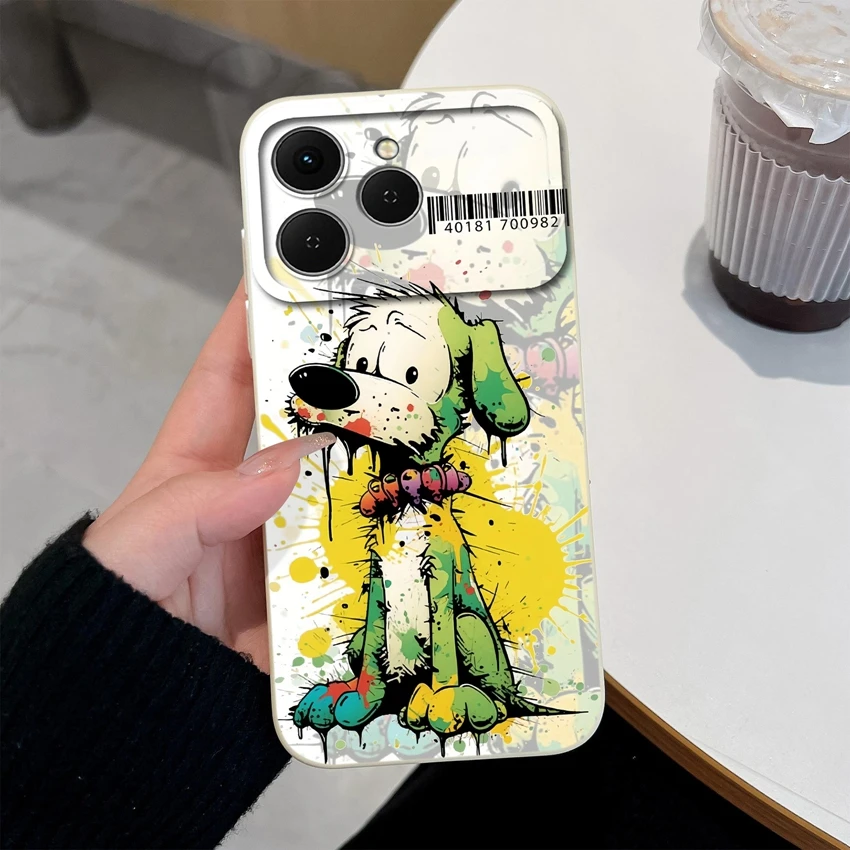 Cute Chubby Girls Pattern Shockproof Silicone Phone Case with Screen Protector