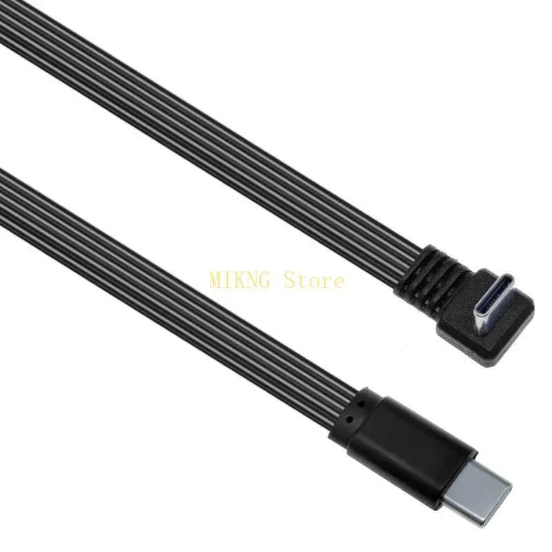 유연한 플랫 타입 C 충전 코드 480Mbps 카메라 스마트 폰을위한 데이터 전송 최고의 판매