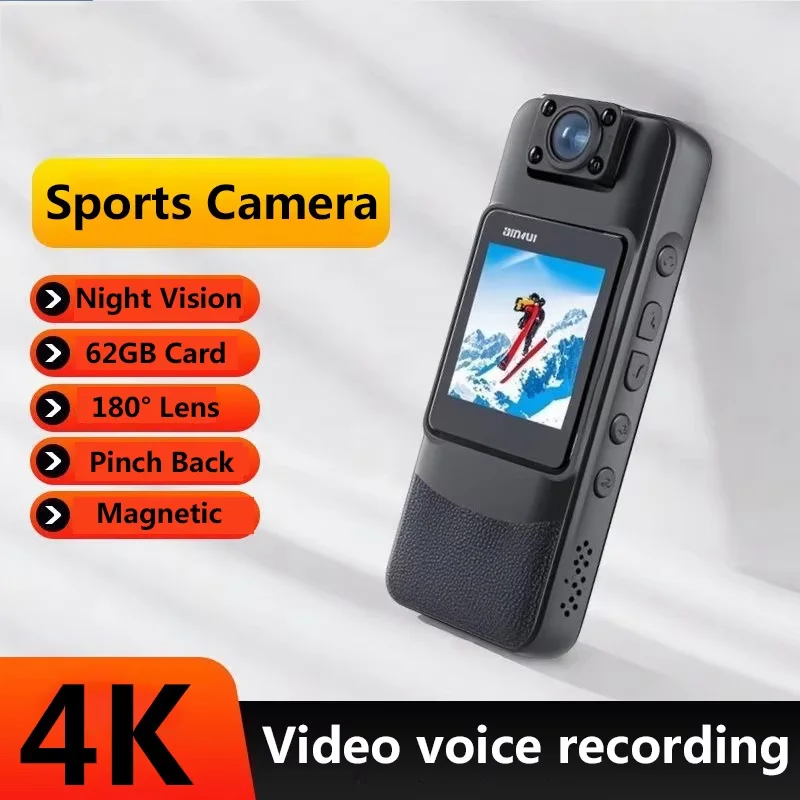 Caméra Sport 4K Ultra HD avec Carte 64GB - Enregistreur DV Cyclisme