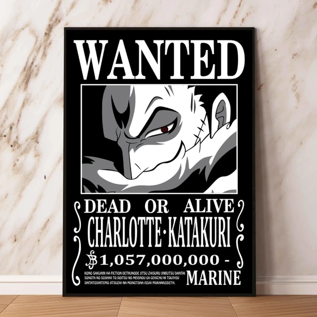 Charlotte Katakuri Wanted One Piece Katakuri Bounty Poster | iPad Case &  Skin