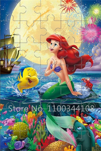 The Little Mermaid 300 Pieces Wooden Puzzles Disney Ariel