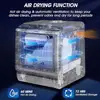 Portable Dishwasher 5 Washing Options Double-layered Glass Door 5L Water Tank LED Display Easy to Maintain Countertop Mini 5