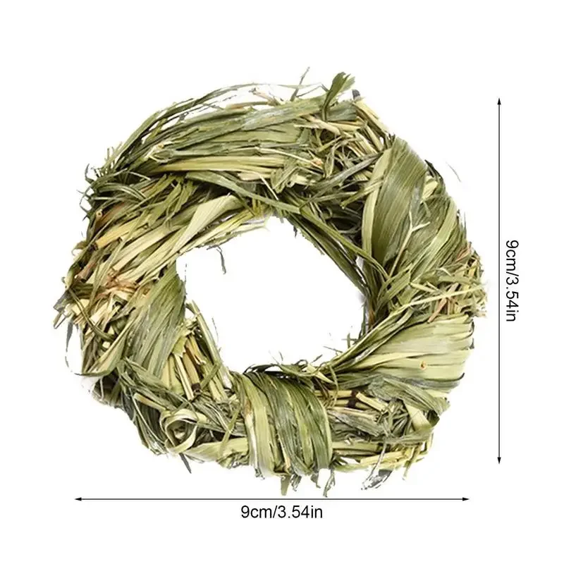 Grass Ball Grass Ring Pet Teeth Grinding Toys Hamster Rabbit Chew Toy Tooth Cleaning Molar Small Animal Accessories