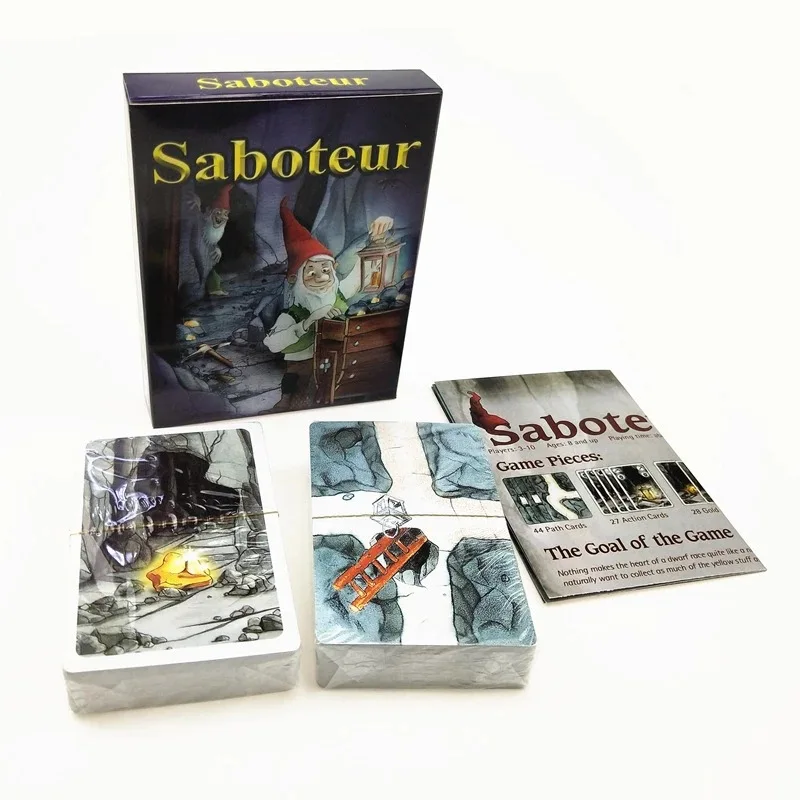 New Saboteur Board Game Cards Playing Card Deck Games Play Cards Board 2