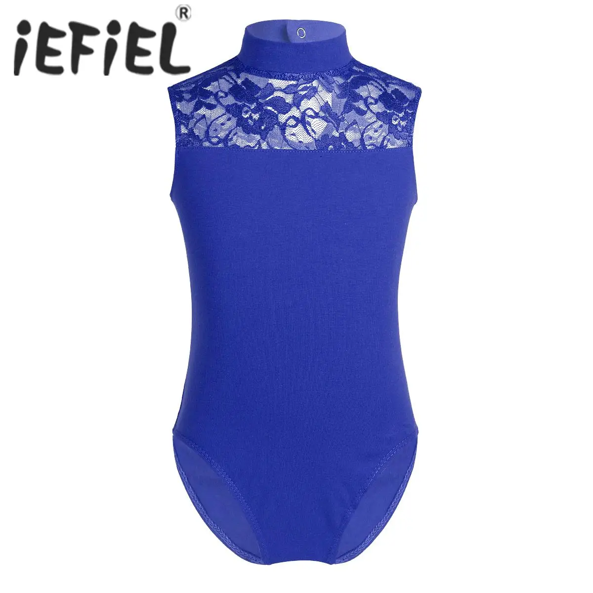 

Ballet Dancing Leotard Costumes for Kids Girls Sleeveless Turtle Neck Lace Back Dance Wear Gymnastics Leotard Jumpsuit Swimwear