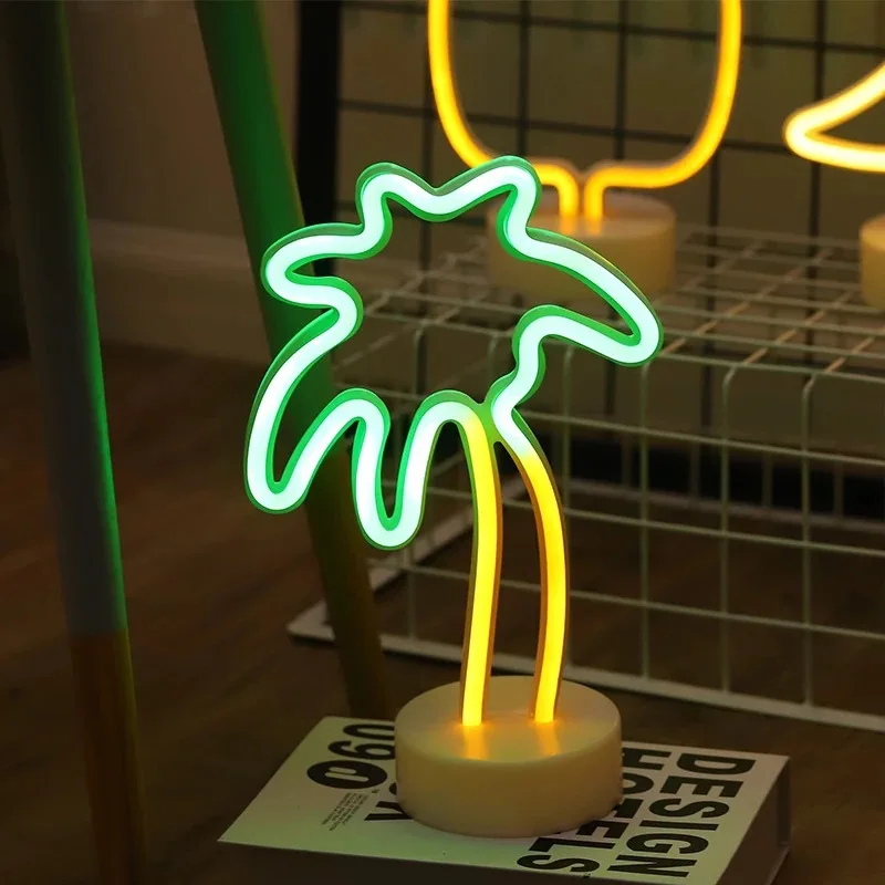Luminous Palm Tree Neon Light - Versatile Decor