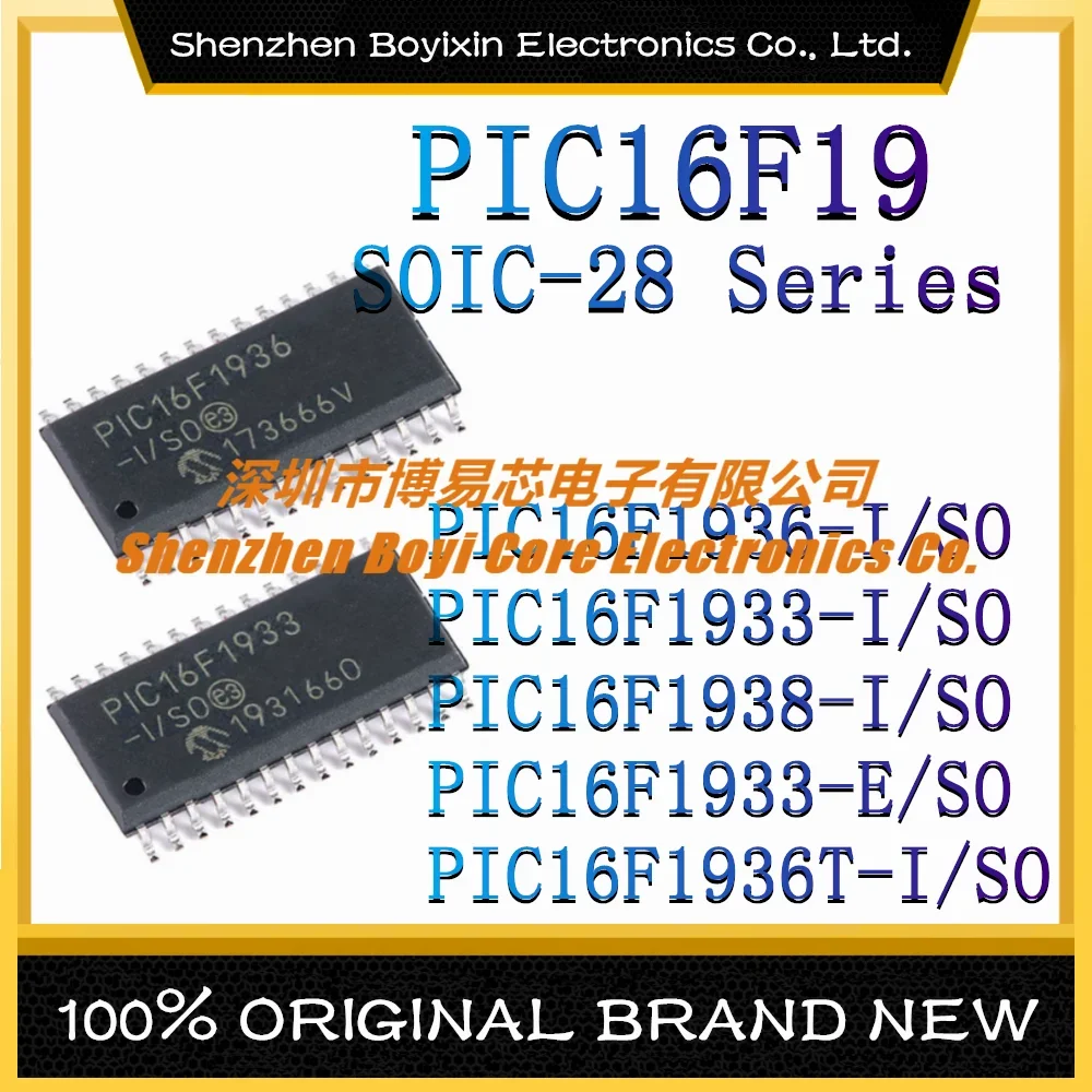 PIC16F1936-I/SO PIC16F1933-I PIC16F1938-I PIC16F1933-E PIC16F1936T-I New Microcontroller (MCU/MPU/SOC) IC Chip SOIC-28 100% new imported original pic16f1933 i sp pic16f1936 i sp pic16f1938 i sp dip chips