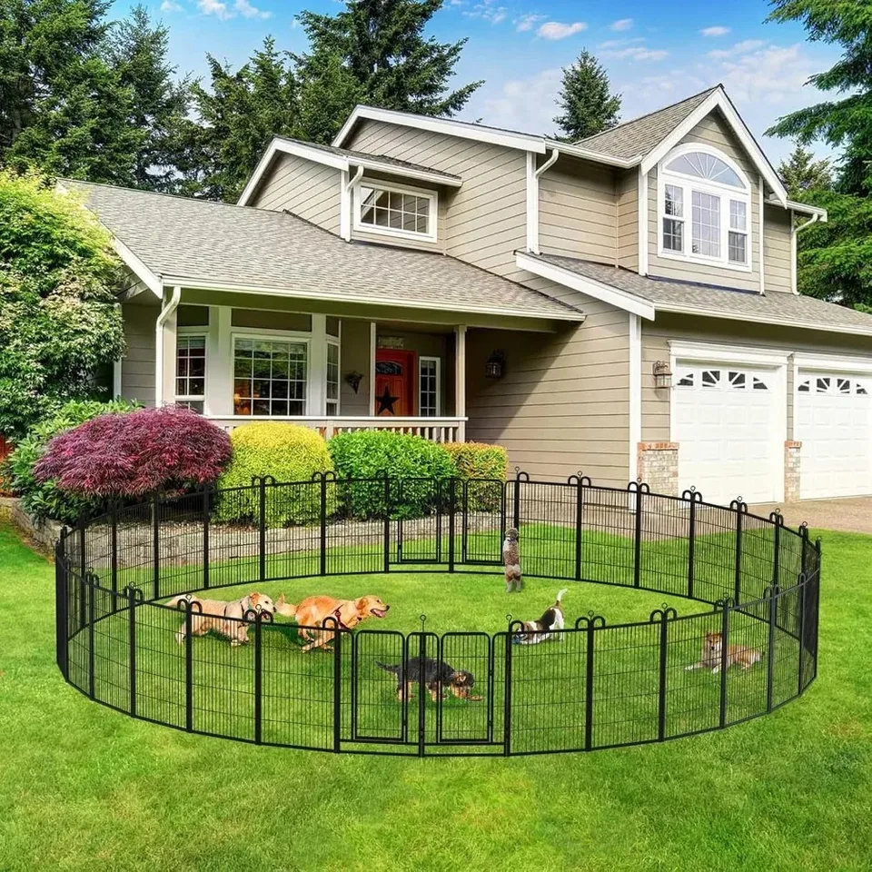 Heavy Duty Portable Dog Playpen Anti Rust Panels