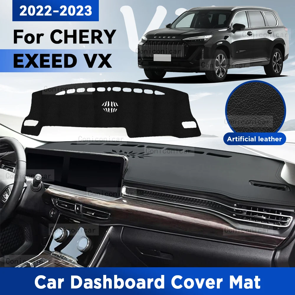 

For Chery EXEED VX 2022 2023 Car Dashboard Cover Mat Sun Shade Pad Instrument Panel Carpet Accessories Protective Decoration