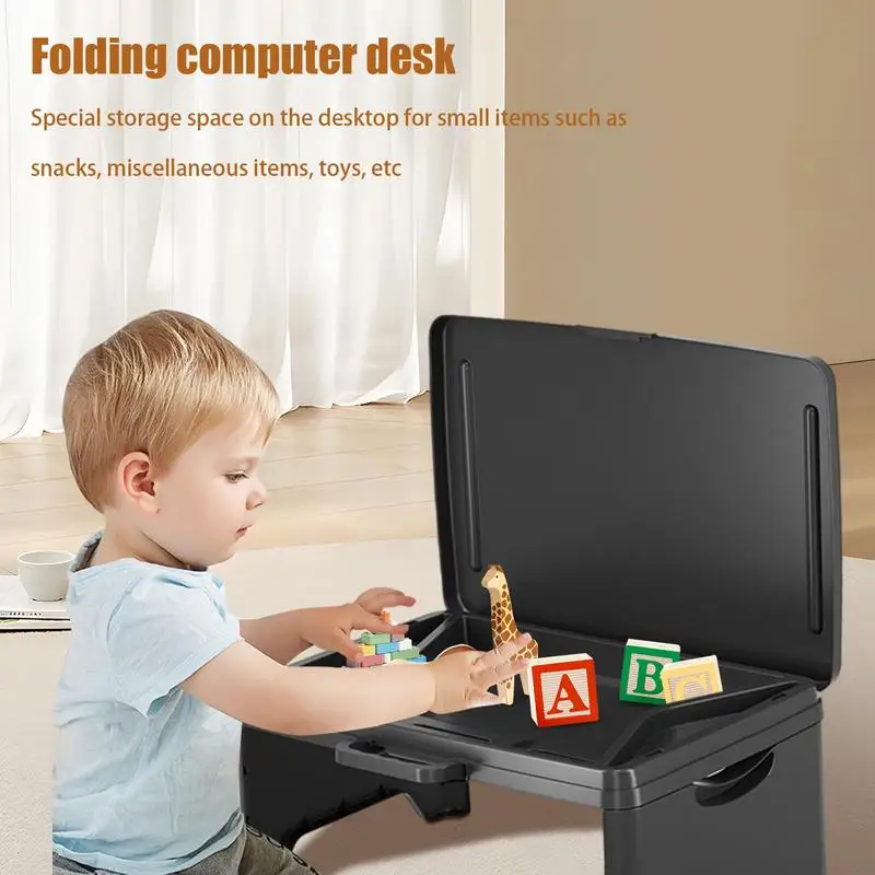 Portable Laptop Desk For Bed Space-Saving Foldable Lap Desk Childs 5