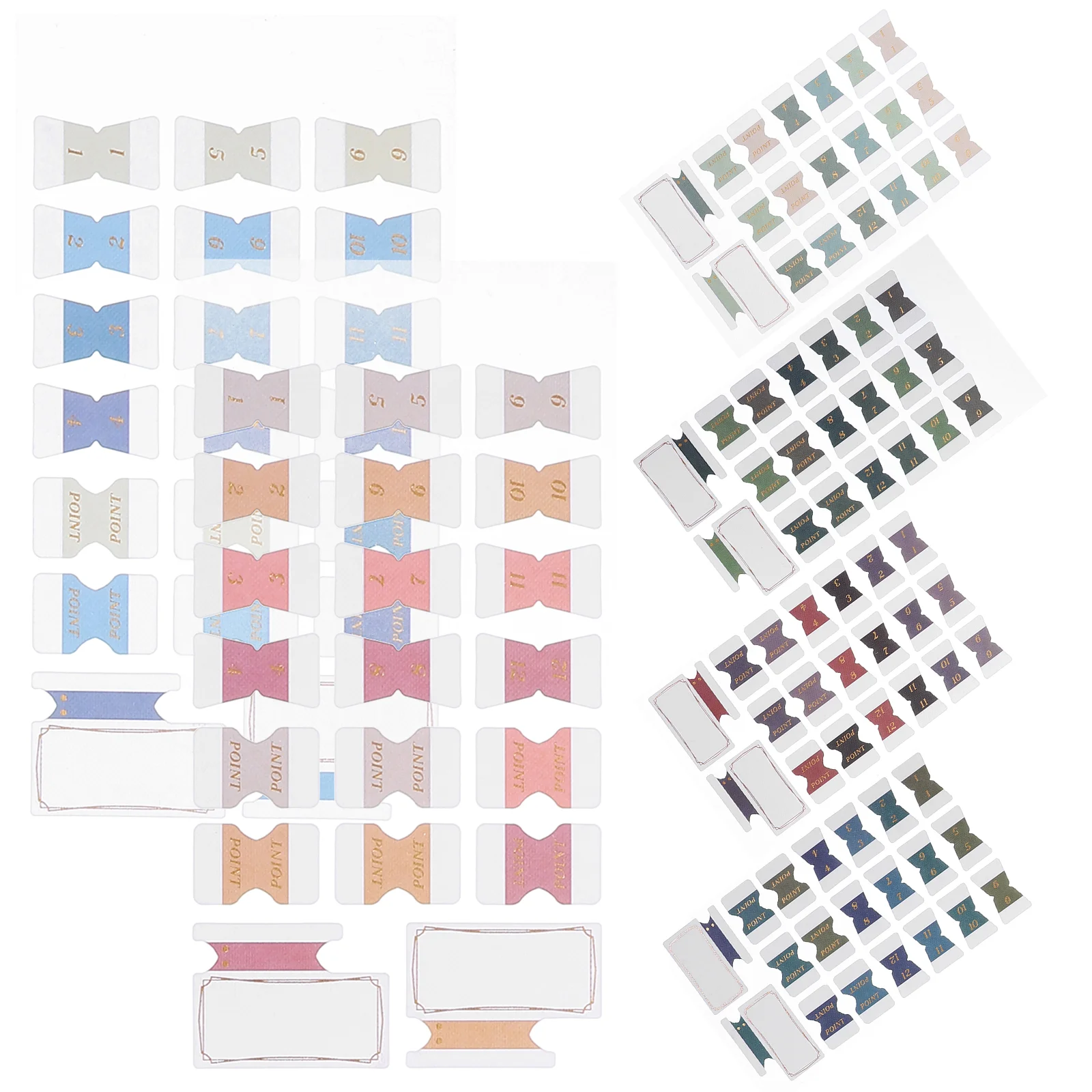 

Notepad Index Tabs Monthly Post Calendar Stickers Book for Annotating Books Aesthetic