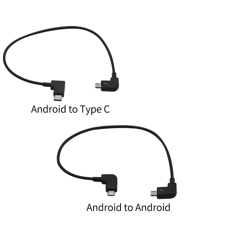 Data Cable For DJI Spark Mini Air Control Drone Android Micro USB To Type C Adapter Cable For Smart Mobile Phone 1pc data cable connector remote control data cable